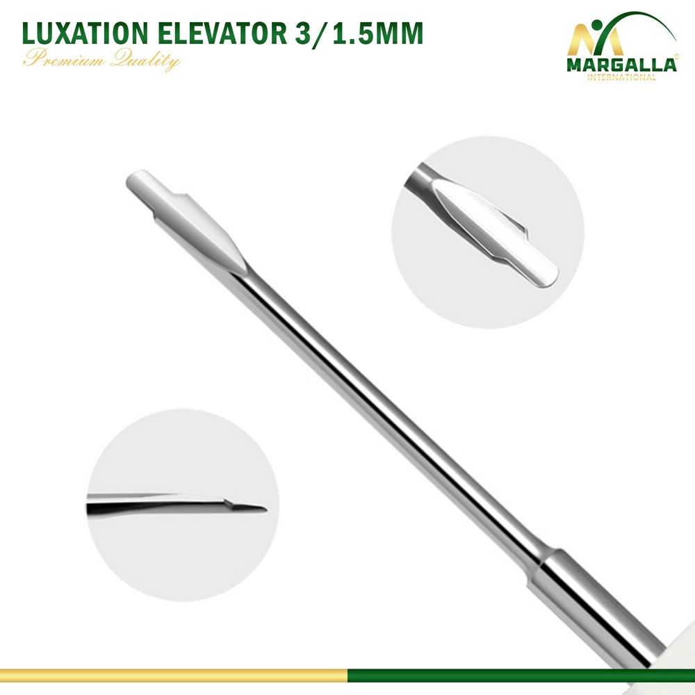 Plastic Handle Dental Luxating Root Tip Extraction Elevators Dual Edge Straight