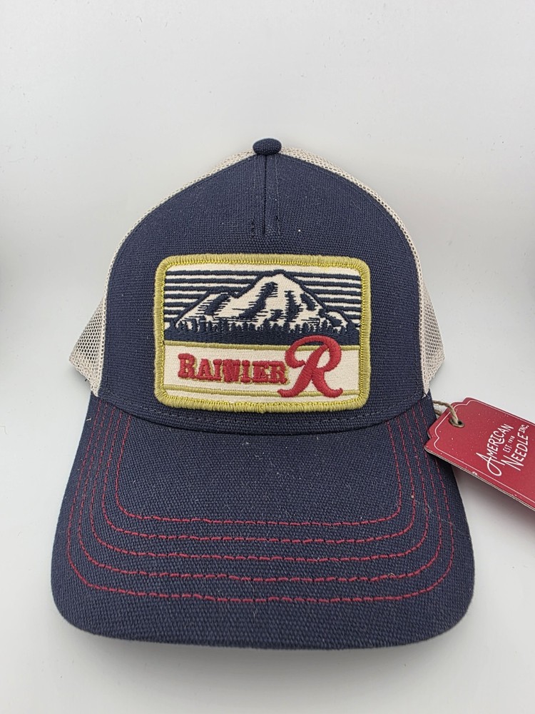 Rainier Beer Patch Trucker Mesh Hat New with Tags