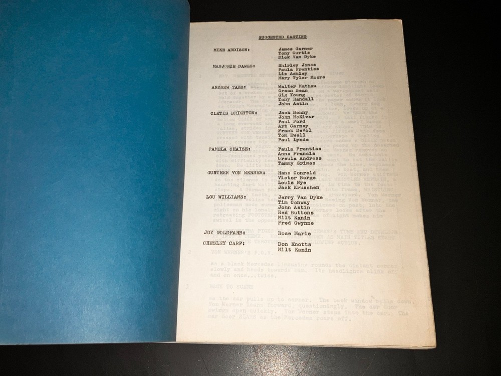 Rare SMASHMASTER (1964) Legendary Unmade Comedy - 2 Orig. Scripts + Notes + COA!