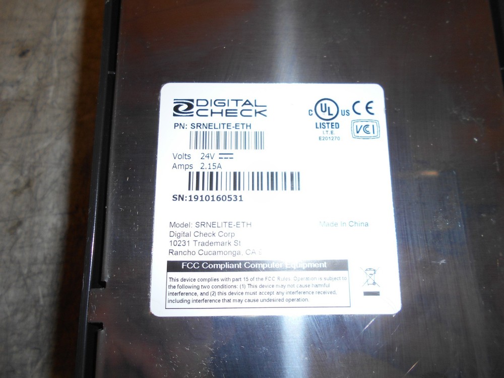 Digital Check SRNELITE-ETH Receipt Printer with Power Supply USB/Ethernet