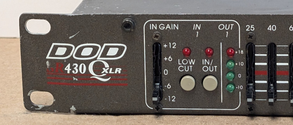 DOD SR430 QXLR Graphic Equalizer