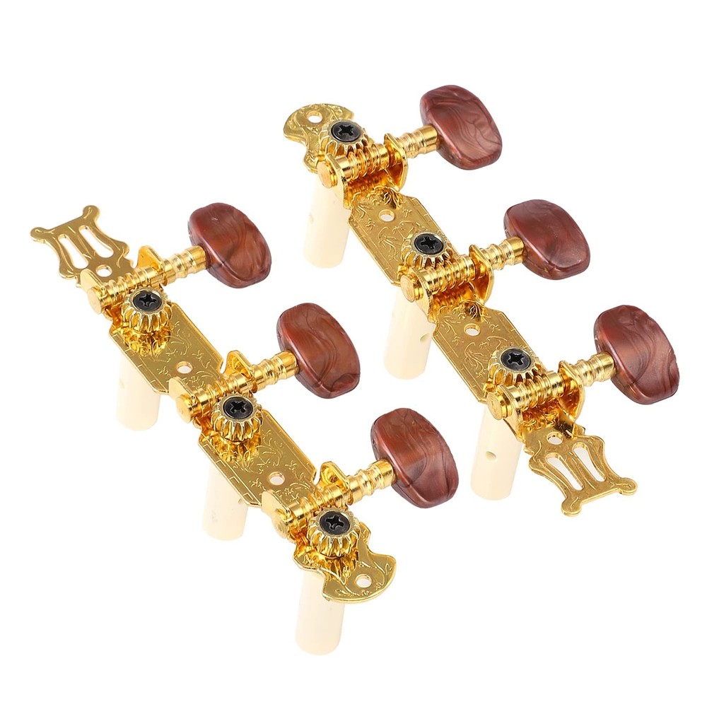 Classical Guitar Tuning Pegs, 2 Pack Adjustable String Tuners