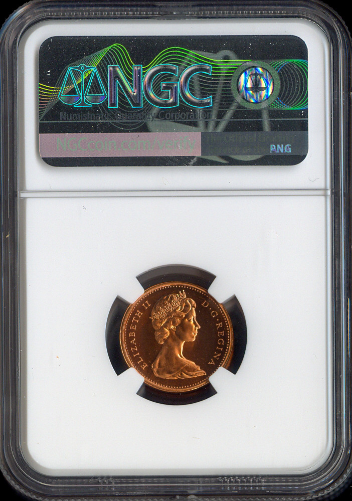 1970 Canada Small Cent NGC MS67 RD MAC - Quality