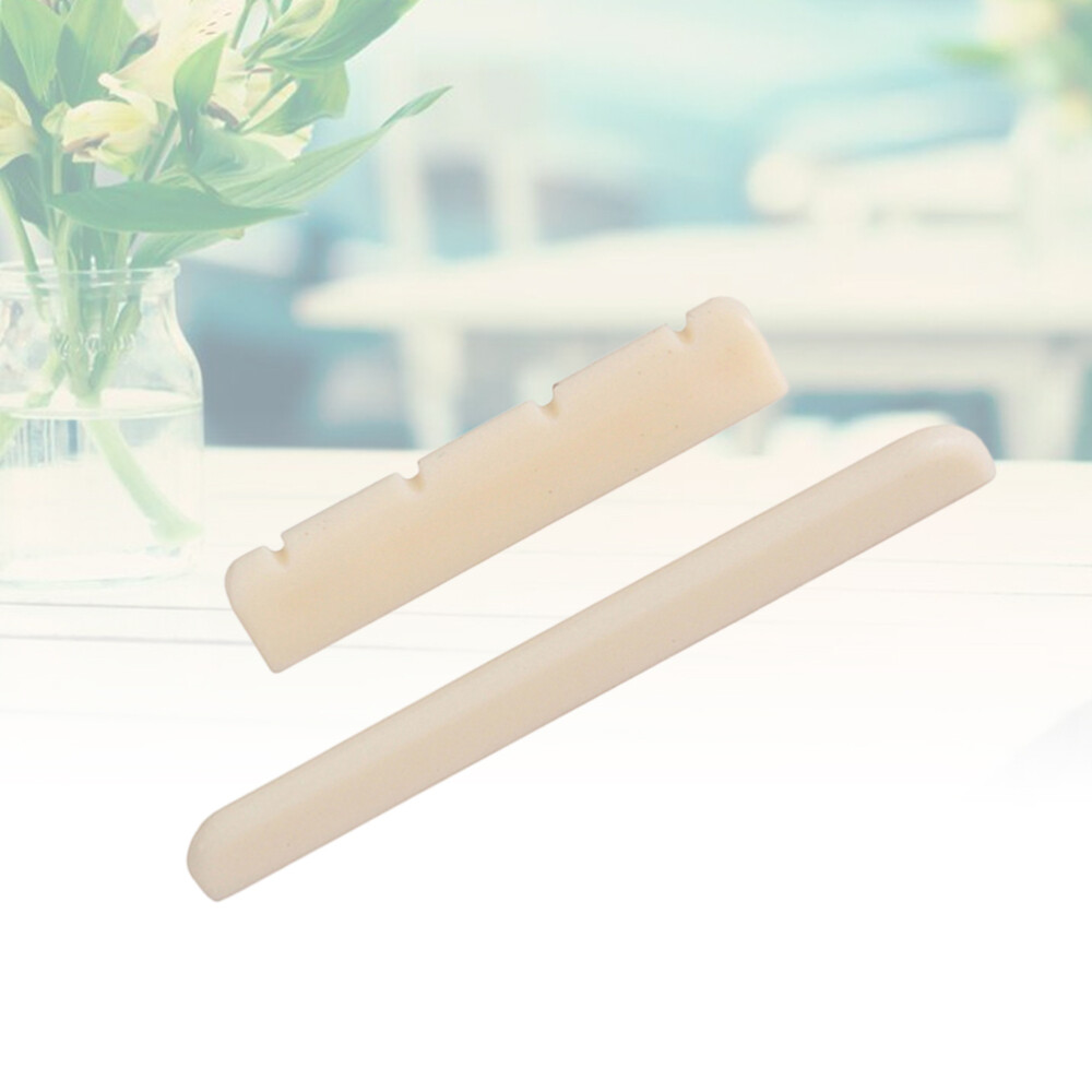 GL72 Plastic Replacement Bridge Saddle and Nut for Classical Guitar New