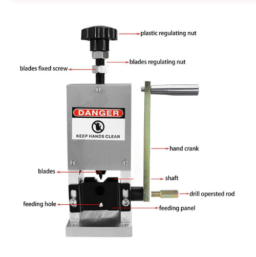Good Hand Wire Cable crimping machine peeling Machine Wire Cable Stripper