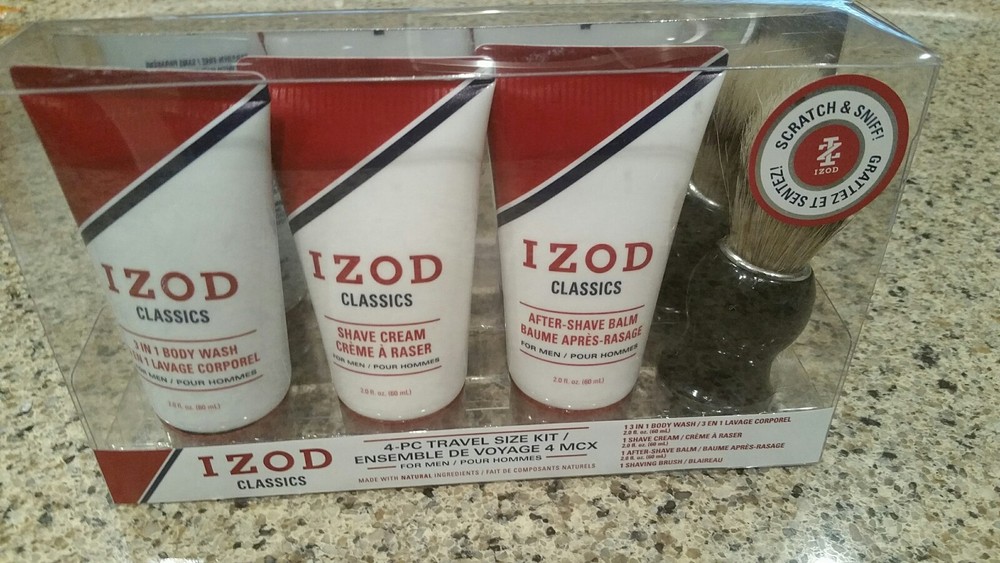 IZOD Travel Kit, Classics, 4 Piece