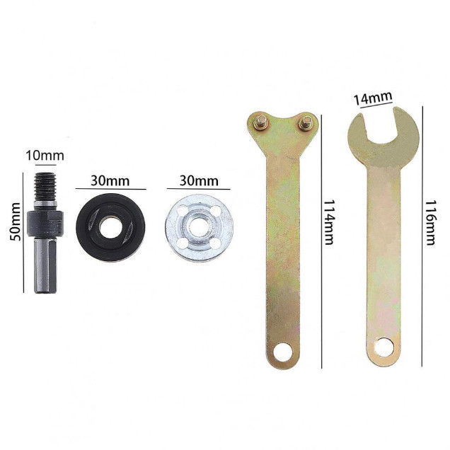 Lock-Nut Grinder Spanner Wrench for Angle Grinder adapter Nuts Conversion Tool