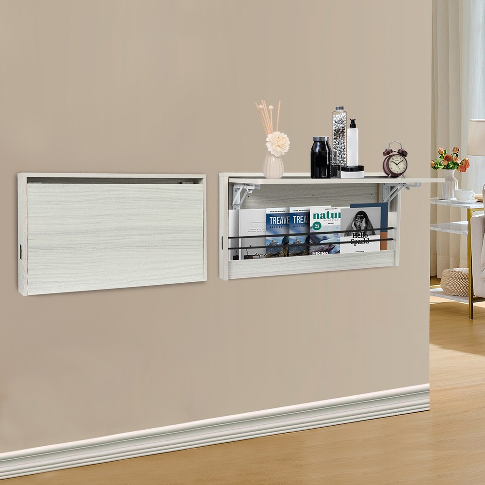 Wall Mounted Folding Table Light Gray Fold Down Table Wall Mounted Home