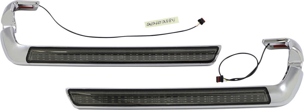 Custom Dynamics - CD-SB-SIDE-SC - Marker Light - Saddlebag - Smoke - Chrome