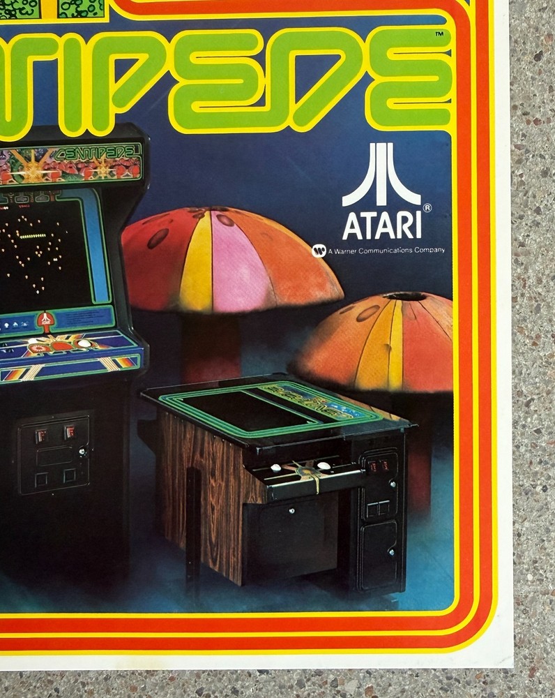 Centipede Original Video Arcade Flyer | 1981 Atari | Excellent Condition