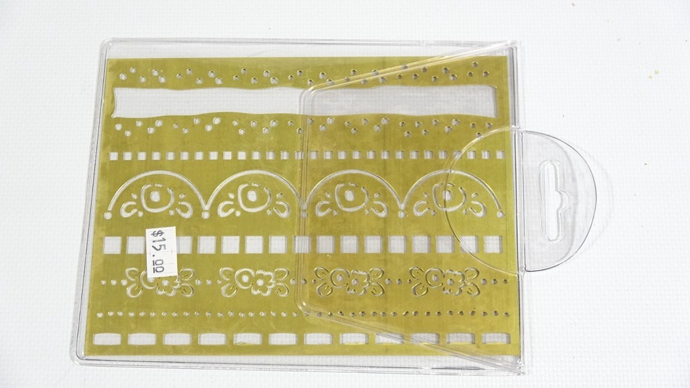 Borders & Edges - Lasting Impressions Embossing Stencil Template M9 - 2003