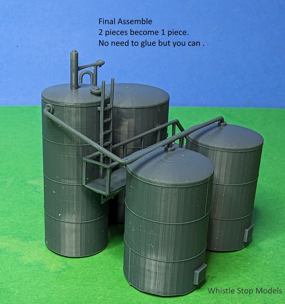 Z-Scale Small Oil Field