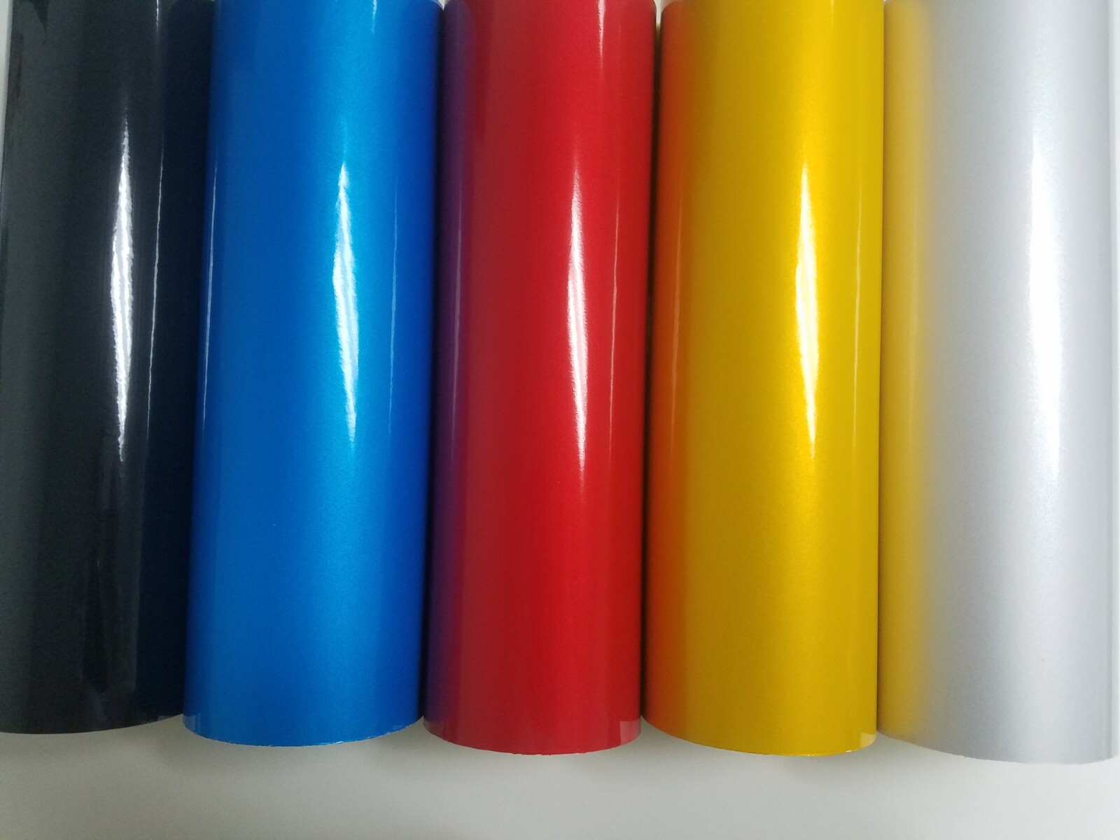 Reflective White Red Blue Yellow Craft Sign 24" Permeant Adhesive Decal Vinyl