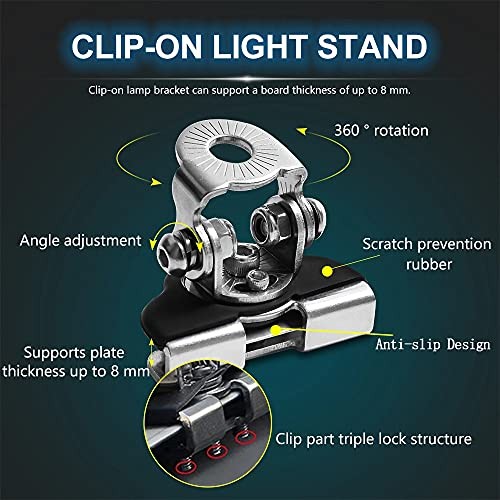 Led Light Bar Mounting Brackets 2Pcs Universal Adjustable Piller Hood Led Work