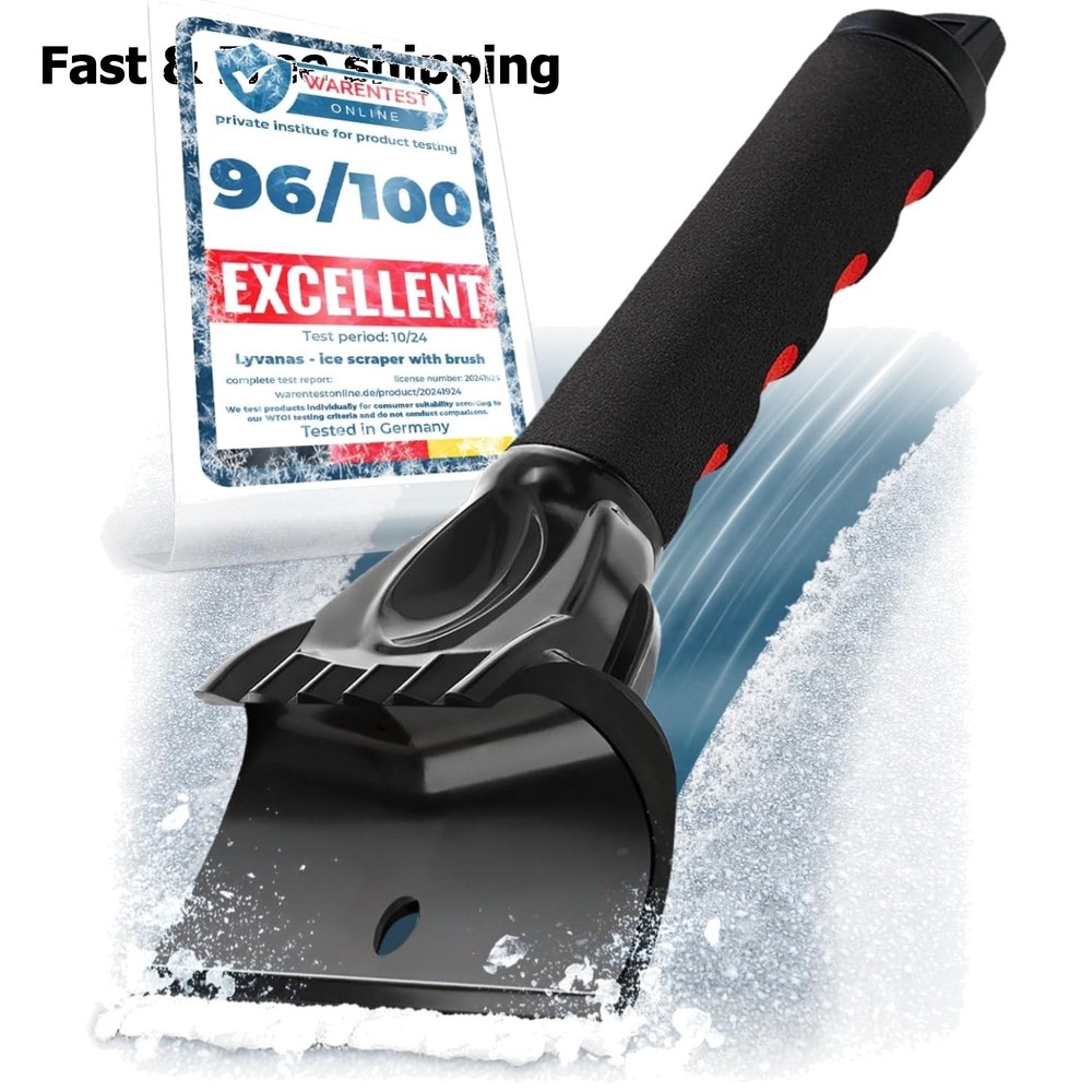 Ultimate Windshield Scraper with Strong Ice-Breaking Claws & Non-Slip Handle