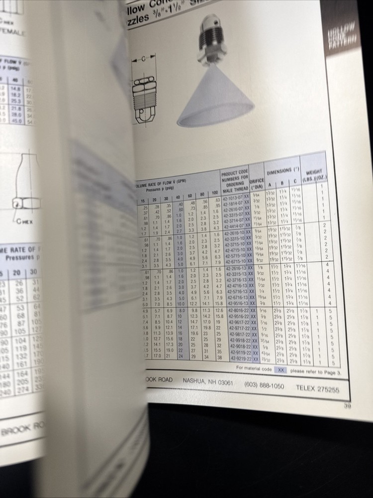 Spraco Spray Nozzle User's Manual Catalog 8507