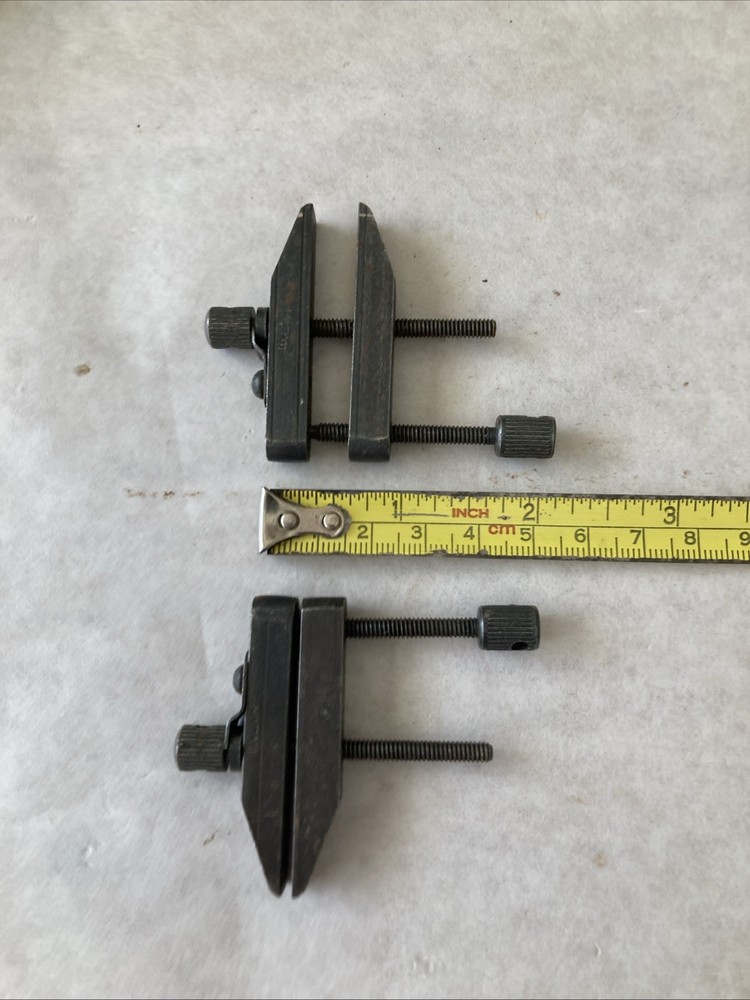 Vintage Tool Makers parallel clamps 2 Sizes Pairs