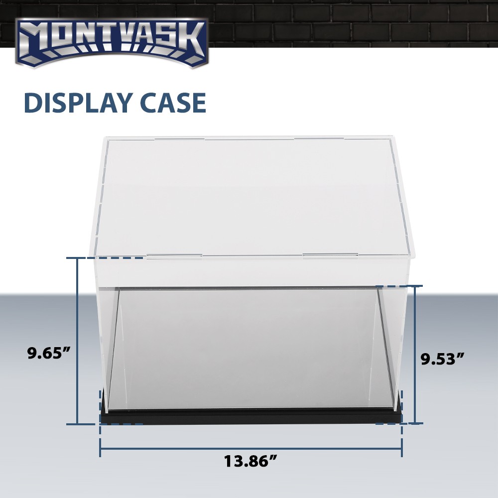 New Clear Single Boxing Glove Horizontal Display Case