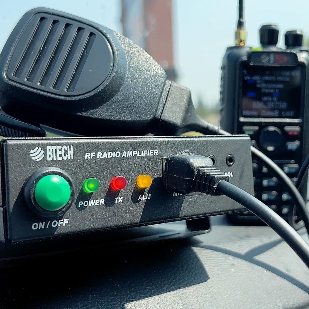 Handheld Radio Enhancer | Plug & Play | 4W Speaker | Compact