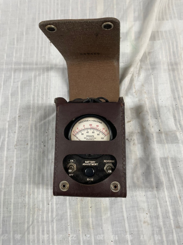 Vintage Bell System Megaohms Meter