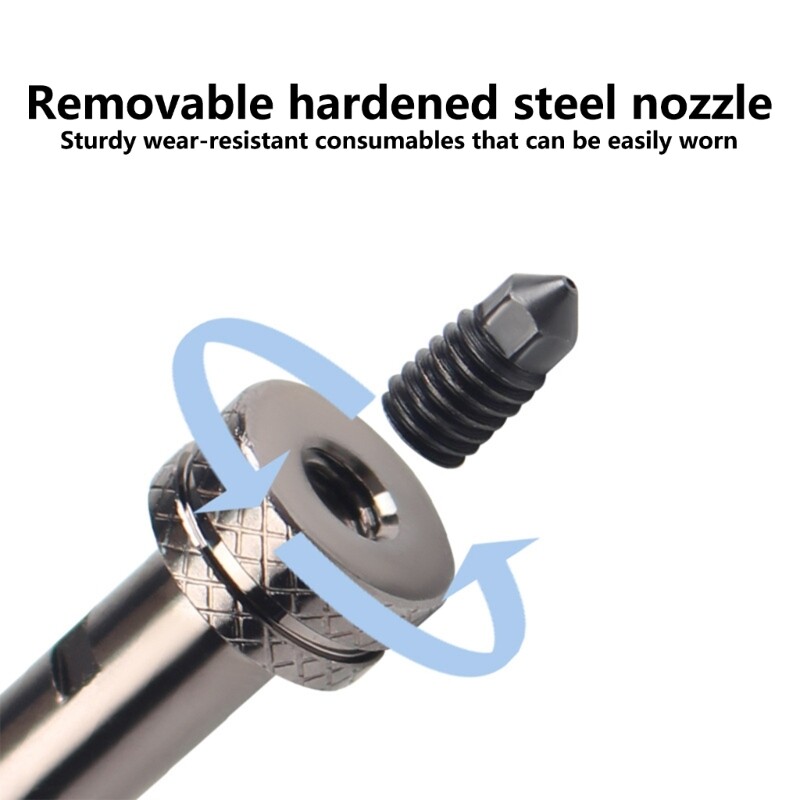 Quick Swap 3D Printer Nozzle Hardened Steel Nozzle Replacement for 3D Printer