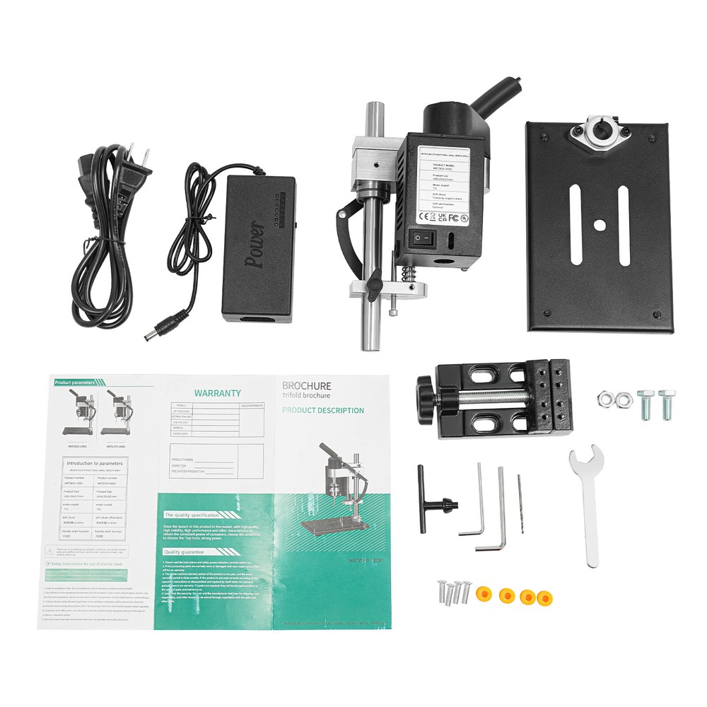 Adjustable Speed Electric Drilling Machine Power Bench Drill Mini Drill Press US