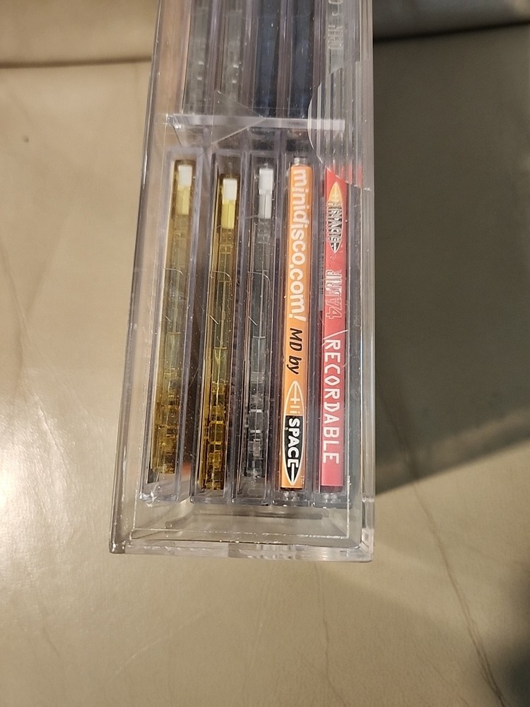 10 MINIDISCO ROBOT MD80 CLEAR MINIDISCS