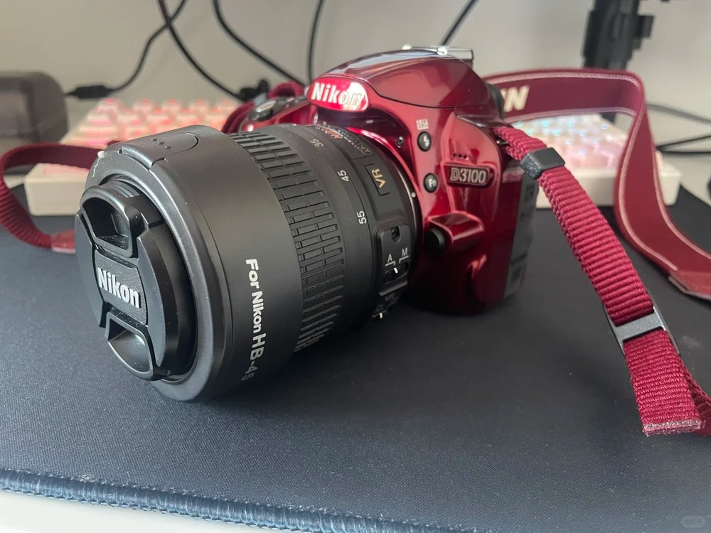 Nikon D3100 Digital Camera 14.20million Pixel Red Active D-Lighting Technology