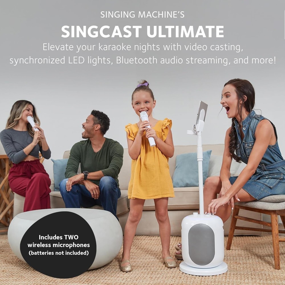 Singing Machine - Singcast Ultimate Video Casting Karaoke Systems -NEW-FREESHIP