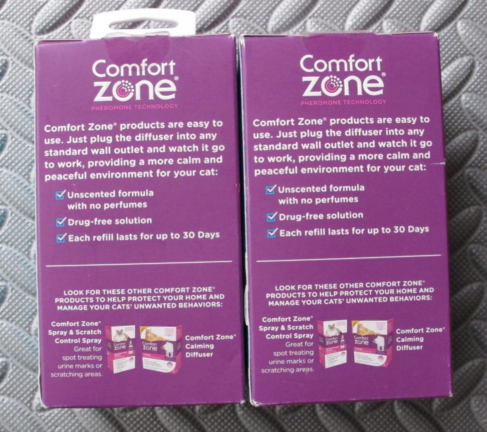 COMFORT ZONE Multi Cat Calming Diffuser Refill 2 Pack Cat Calming Pheromone