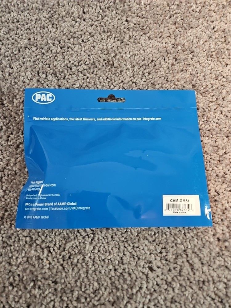 PAC CAM-GM51 Backup Reverse Camera Retention Harness for Select GM Vehicles.