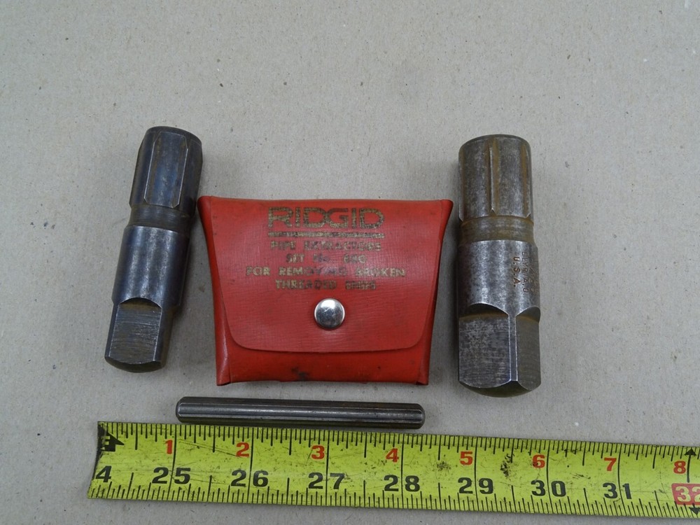 Ridgid Pipe Extractor Set w/ Additional Pieces , Set No 880