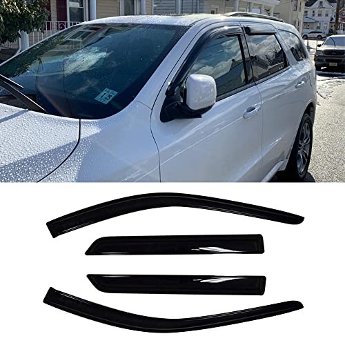 94267 Side Window Wind Deflector,4pcs Outside Mount Dodge Durango 2011-2024
