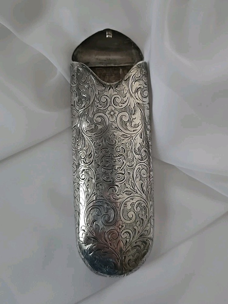 Antique McAuliffe & Hadley Sterling Silver Eyeglass Case
