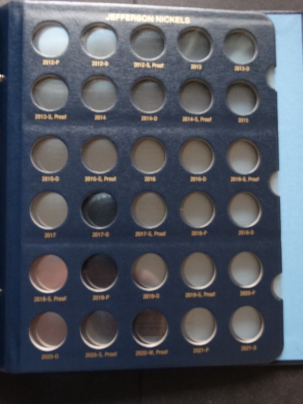 Set of 2 Whitman Jefferson Nickel 1938-2024 Coin Album Book P,D & San Francisco