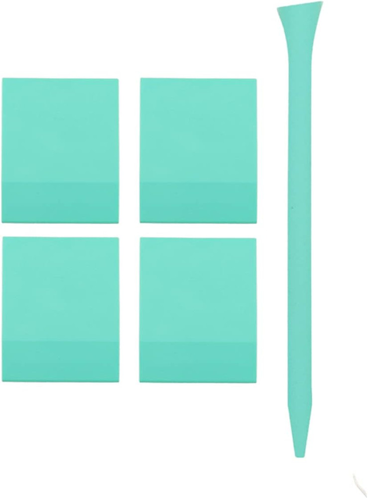 Chalk Paste Mini Squeegee with Rubber Sticks Set, 5PCS Self Adhesive Screen Sten