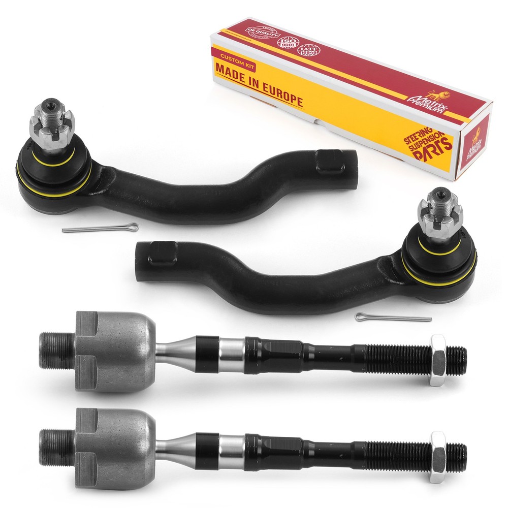 Front Inner & Outer Tie Rod End Kit for Nissan Frontier Pathfinder Xterra 4 PCS