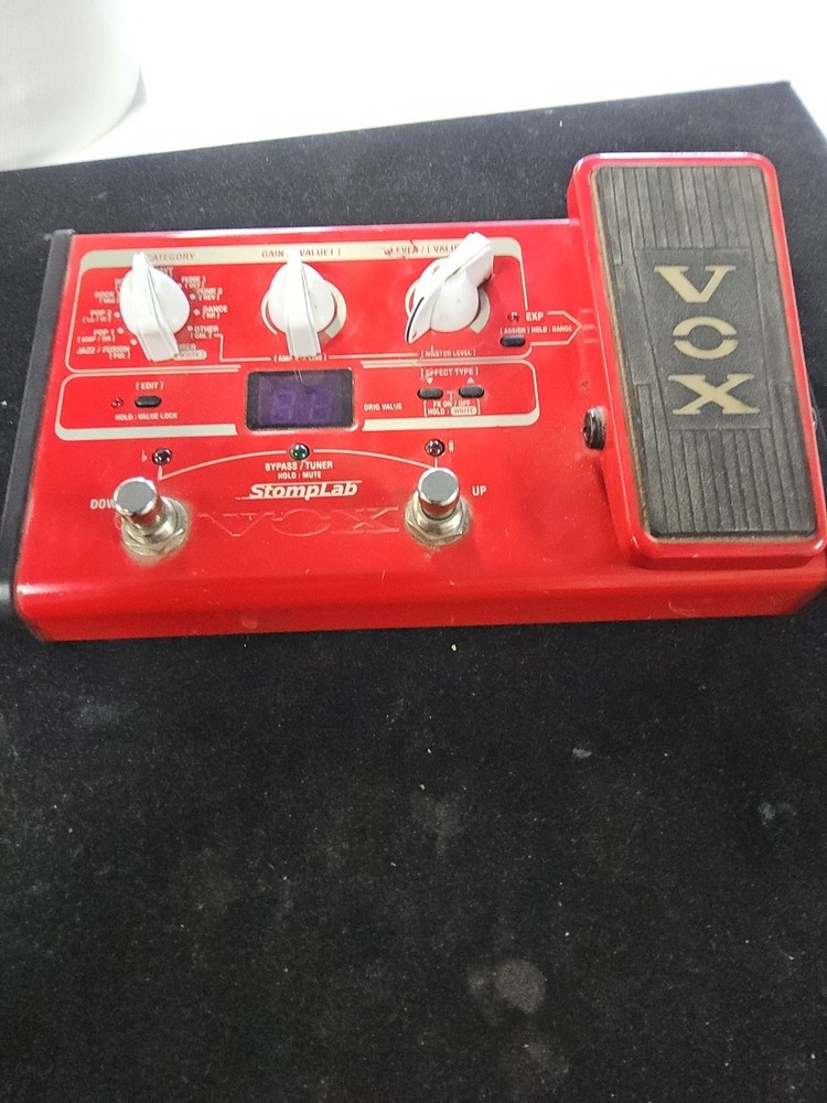 VOX SL2B StompLab IIB 2B Modeling Bass Compact Multi Effector Expression Pedal