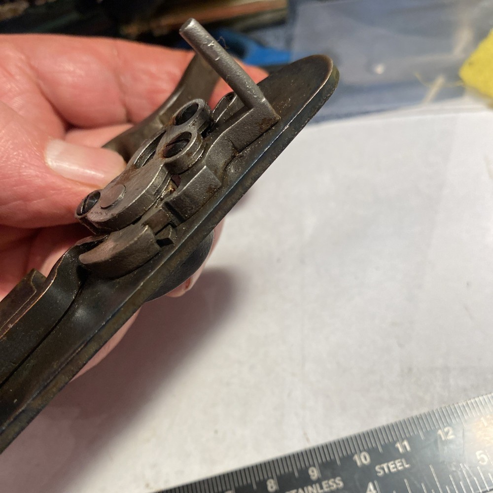 CVA Lock (full size) From Hawken Muzzleloader W Bolts and Lock Washers.