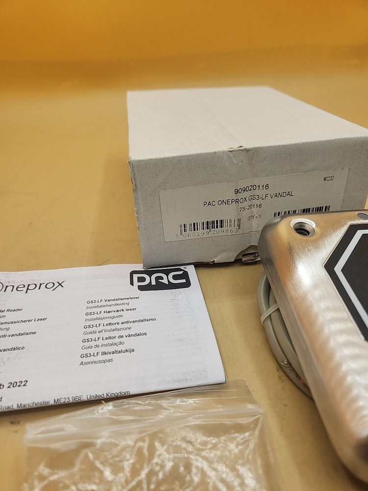 PAC Comelit PAC GS3-LF Vandal OneProx Access Control Reader 909020116 New