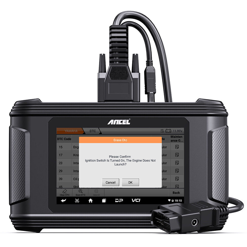 ANCEL MR500 Marine Diagnostic Tool Code Reader Scanner Active Test For Suzuki