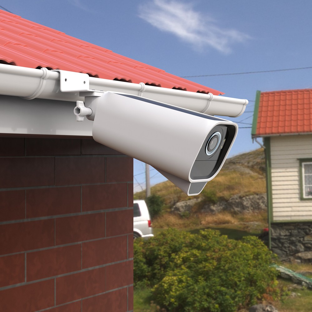 HOCALA Silicone Protective Case & Gutter Clamp Mount For EufyCam S3 Pro