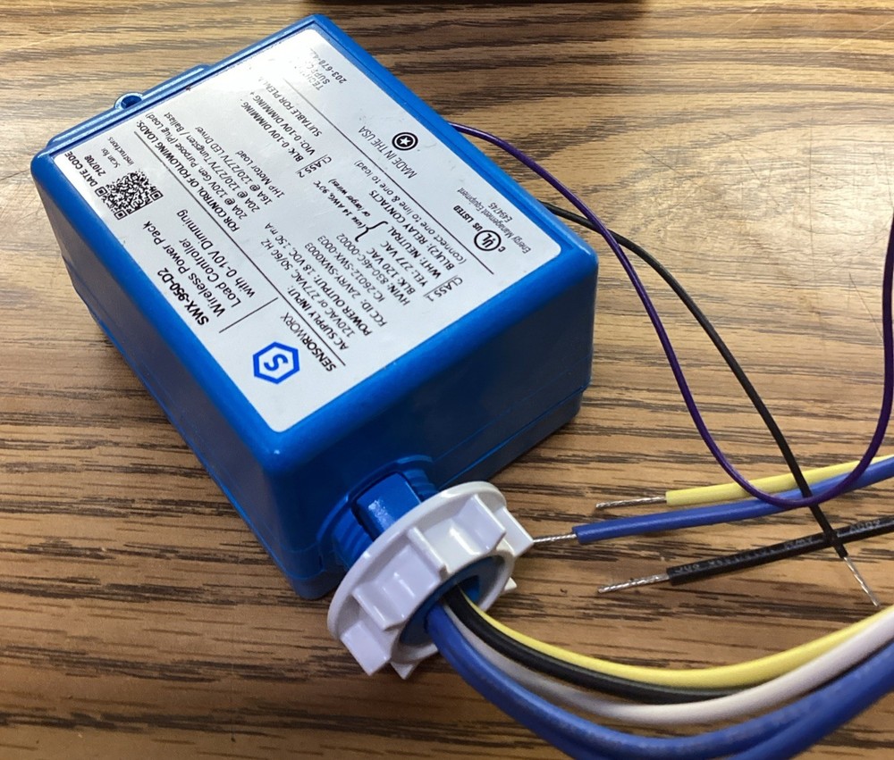 NOB SensorWorx SWX-950-D2 Wireless Power Pack Load Controller 0-10V Dimming