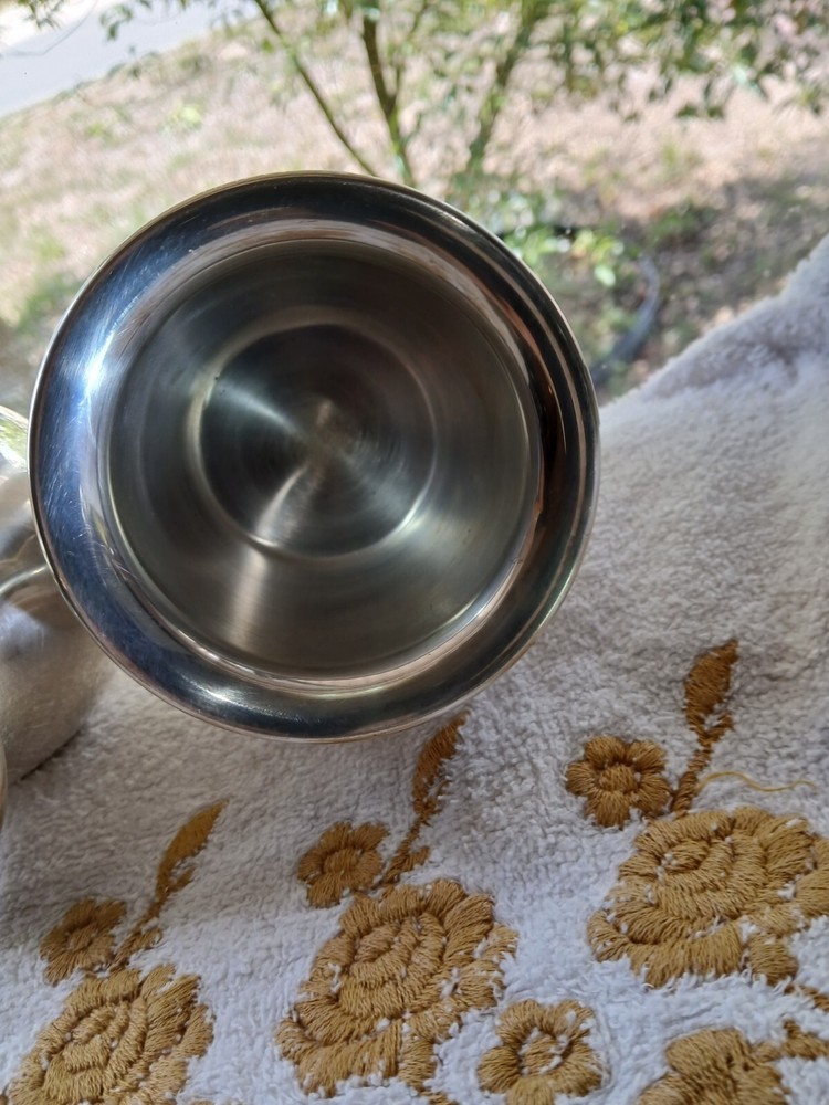 SET OF TWO MCM ST JAMES MADE IN BRAZIL SILVER PLATED BOWLS
