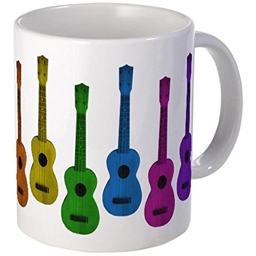 11oz mug Ukulele Rainbow