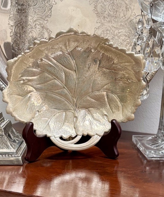 Wilcox International Silver  Leaf Dish Silver Plated 7"