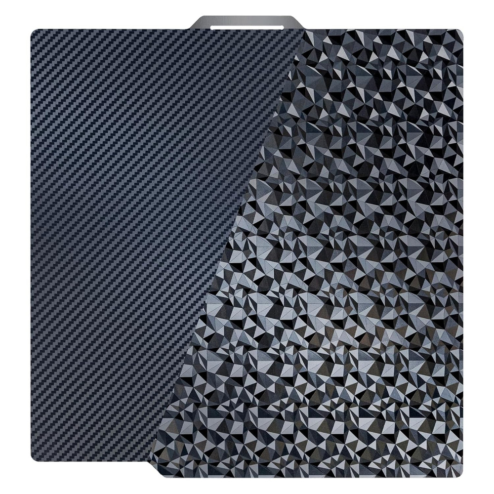 Carbon Fiber PET+ Diamond PEO Printer Bed for Bambu Lab 3D Printer, Double Sided
