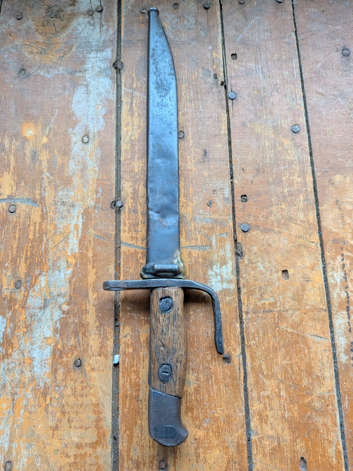 Shortened WW2 Japanese Arisaka Type 30 Bayonet w/Scabbard