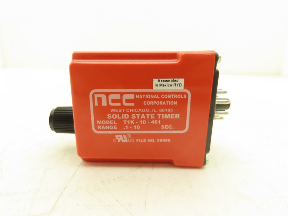 NCC T1K-10-461 Solid State Timer 0.1-10 Seconds
