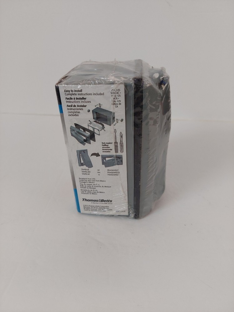 Thomas Betts Red Dot S312E 1-Gang Weatherproof Duplex Outlet